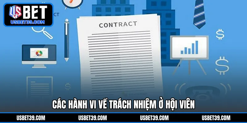 Các hành vi về trách nhiệm ở hội viên 