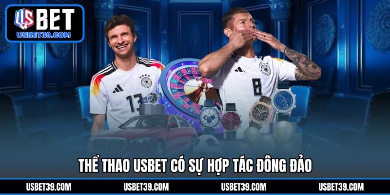 Thể Thao USBET có sự hợp tác đông đảo